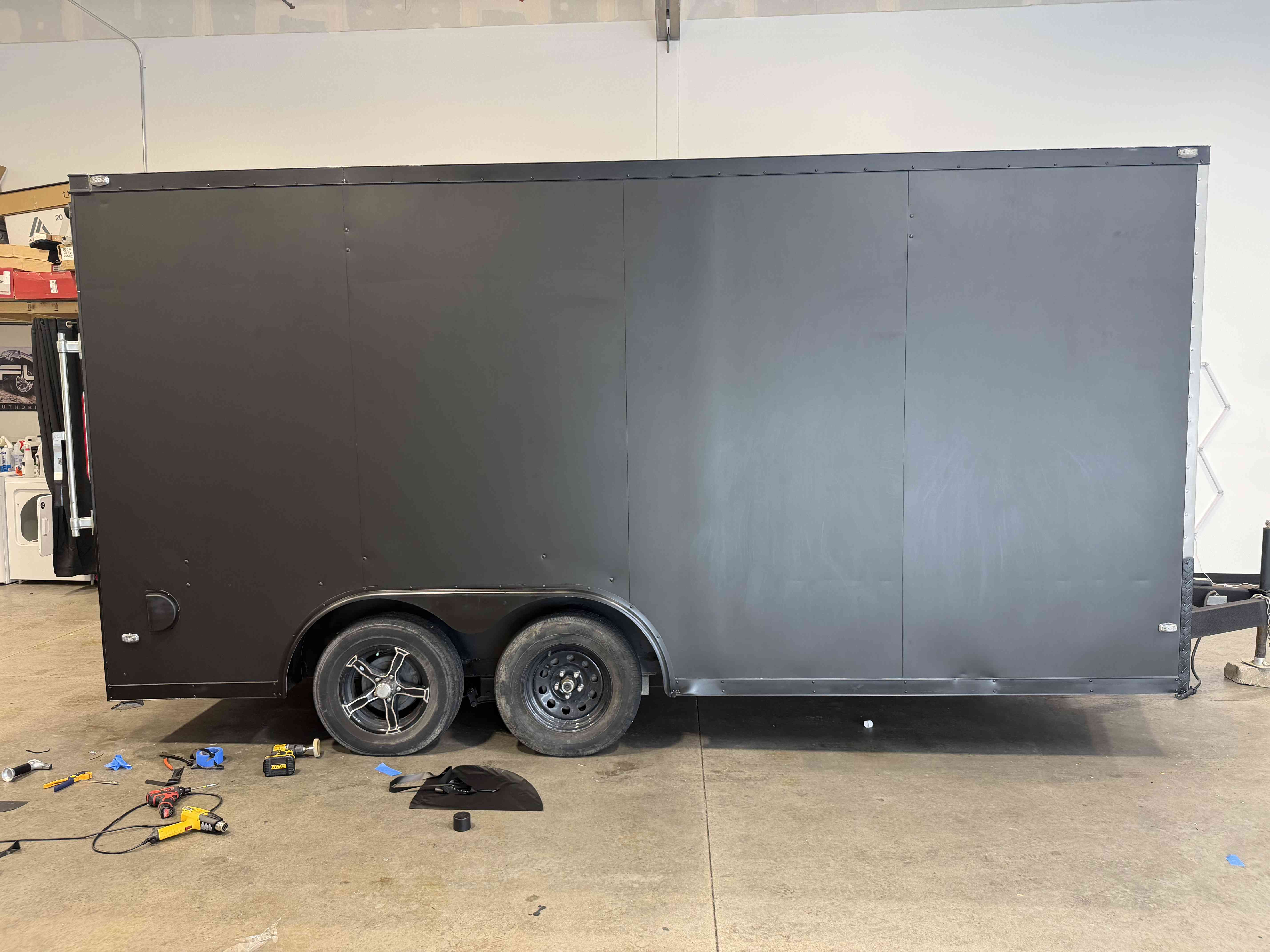 2021 Charmac 16ft Matte Black Enclosed Trailer for rent in Arvada, Colorado